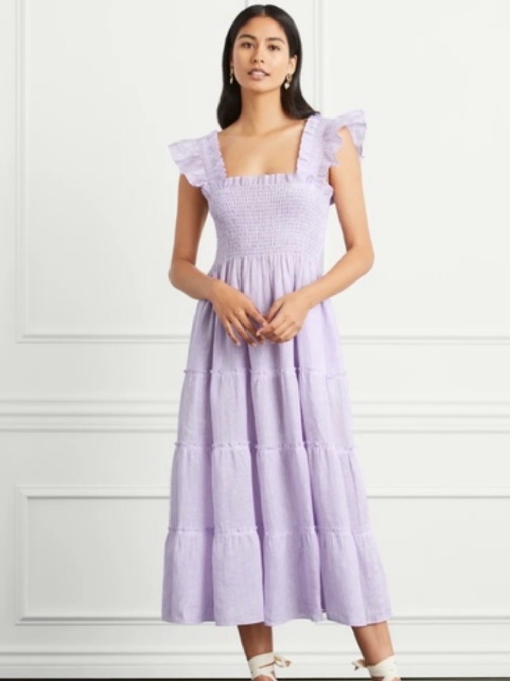 Hill House Lilac Stripe Ellie Nap Dress